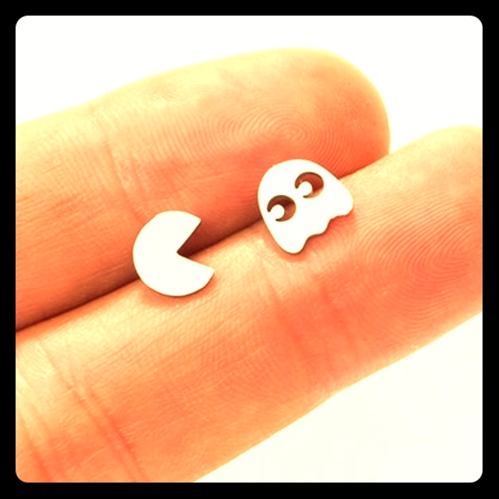 PAC MAN earrings